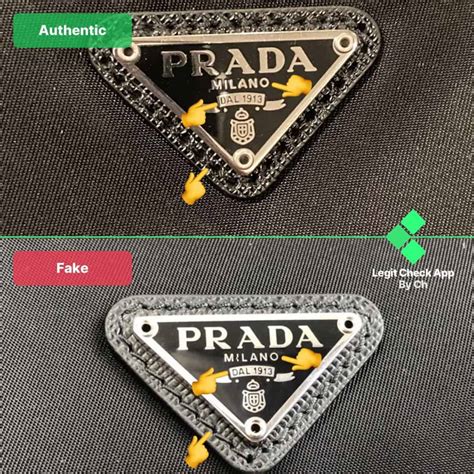 how to spot a fake prada bag vs real|vintage Prada bag authentication.